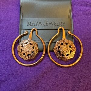 Ice Queen Ear Weights in Copper